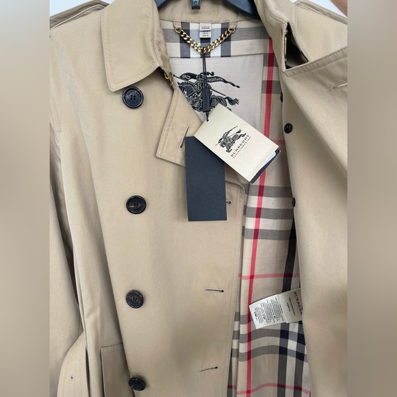 Burberry Modern Fit Trench Coat Size US 8 - Picture 4 of 9